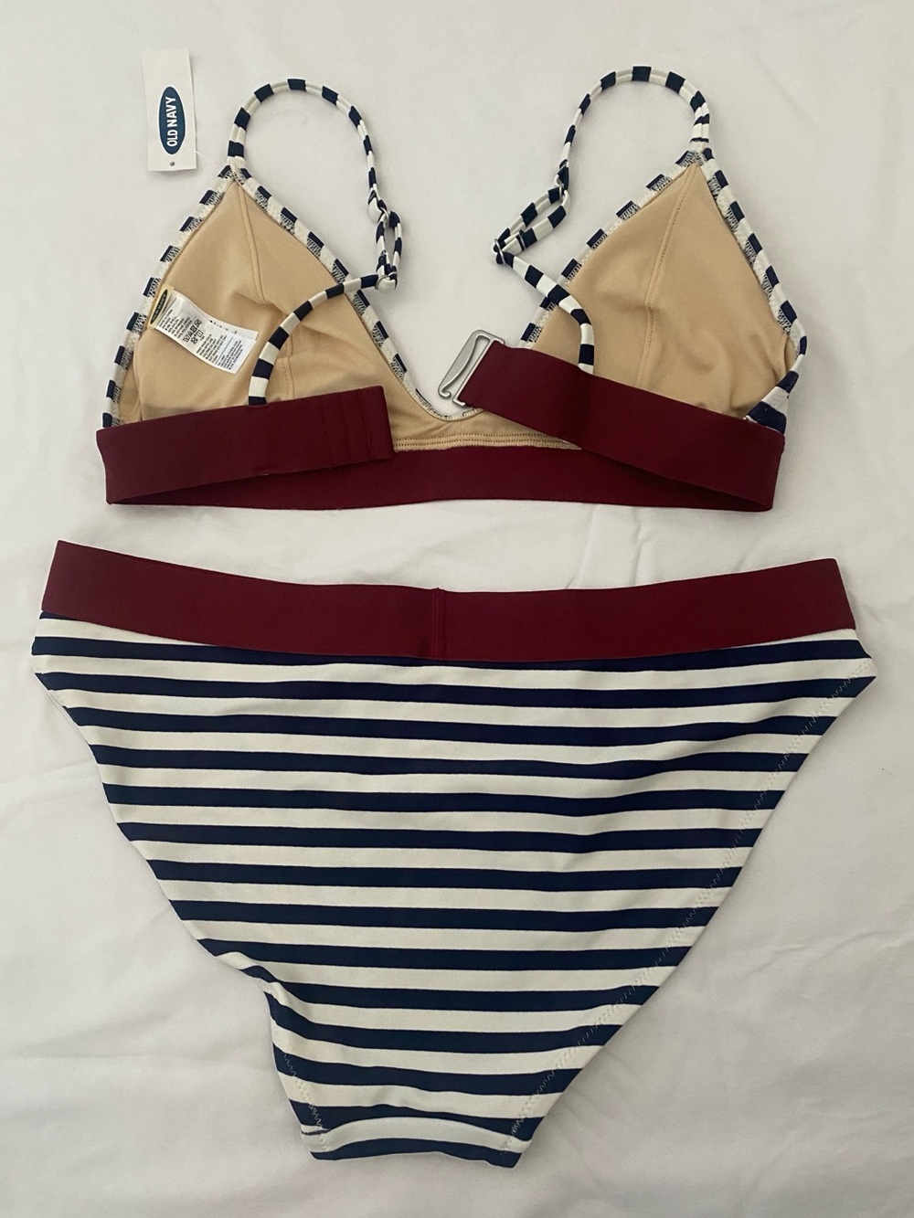 Old Navy Striped Bikini Set, size S & M - Picture 2 of 4